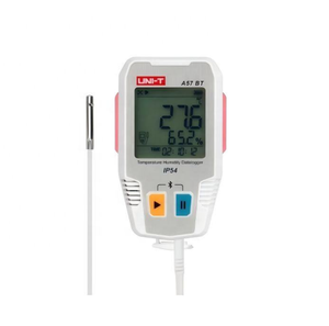 เครื่องบันทึกข้อมูลอุณหภูมิและความชื้น UNI-T A57 BT รุ่นพลาสติก รองรับการเชื่อมต่อ ช่วงอุณหภูมิ -40~85 องศาเซลเซียส ช่วงความชื้น 0%~100% ความแม่นยำ 0.5% - Product Image 4