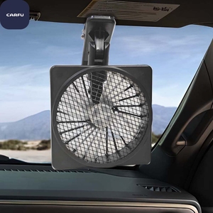 Ventilador Eléctrico <span class=keywords><strong>para</strong></span> Auto CARFU AC-2301A <span class=keywords><strong>de</strong></span> 6 Pulgadas con Clip, Material ABS, 12V/24V/5V, Negro, <span class=keywords><strong>Accesorios</strong></span> Interiores <span class=keywords><strong>para</strong></span> Auto, Gran Venta - Product Image 4