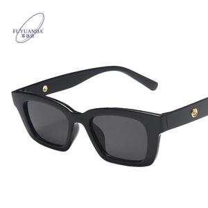 FUYUANDA UV400 Square Sunglasses Retro Vintage Flat Top Shades for Men Women &amp; Children Black PC Frame Night Vision <strong>Glasses</strong> - Product Image 6