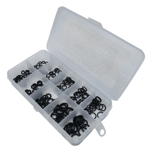 Nhỏ 10 Lưới <span class=keywords><strong>O</strong></span>-<span class=keywords><strong>ring</strong></span> Set 175PC Nitrile cao su chịu nhiệt độ cao nhiệt độ cực cao da đen Vòng dầu con dấu - Product Image 3