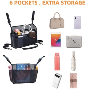 กล่องเก็บของท้ายรถแบบพับได้ทำจากวัสดุอ๊อกฟอร์ดกันน้ำมีที่จับหลายช่องสำหรับการเดินทางที่เก็บของใหม่ - Product Image 5