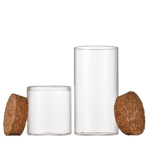 Tarros <span class=keywords><strong>de</strong></span> Vidrio para Almacenamiento <span class=keywords><strong>de</strong></span> Alimentos al por Mayor <span class=keywords><strong>con</strong></span> Tapones <span class=keywords><strong>de</strong></span> <span class=keywords><strong>Corcho</strong></span>, Recipientes Herméticos <span class=keywords><strong>de</strong></span> Vidrio para Cocina, Tarros <span class=keywords><strong>de</strong></span> Vidrio Mason <span class=keywords><strong>con</strong></span> Tapa <span class=keywords><strong>de</strong></span> <span class=keywords><strong>Corcho</strong></span> Natural - Product Image 2