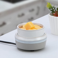 Chauffe-cire électrique 2-en-1 en céramique pour bougies parfumées