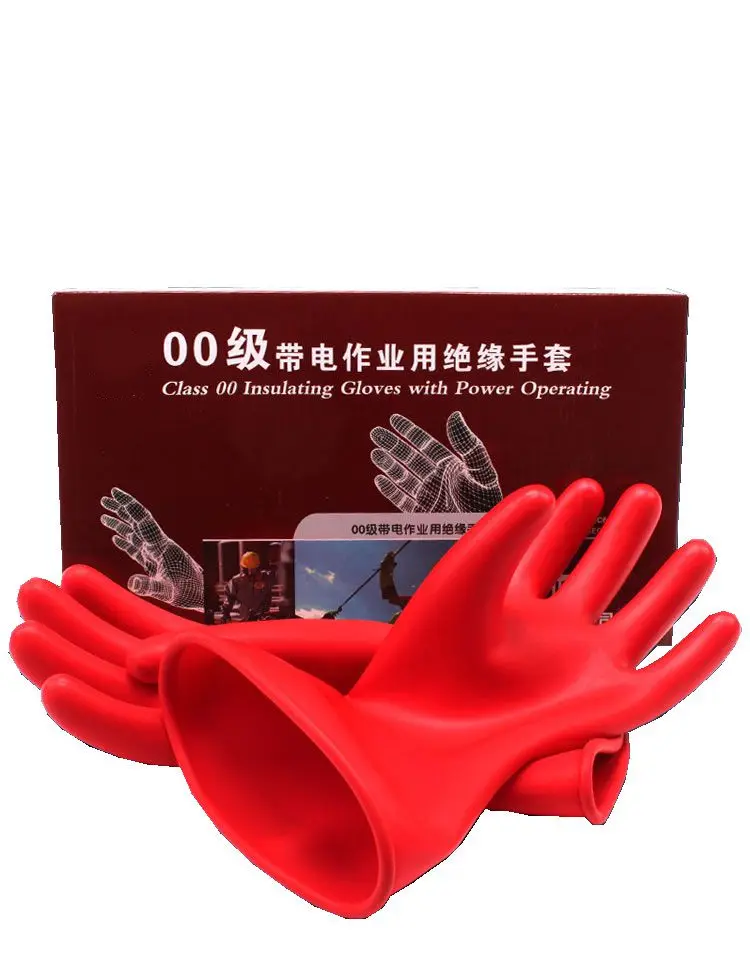 PPE PLUS new design OEM packaging logo 18inch long work gloves safety construction