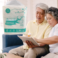 Couches jetables pour adultes : Noyau absorbant épais, feuille arrière respirante, anti-fuites pour personnes âgées et patients alités