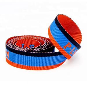 Custom Jacquard logo Rpet Recyced Polyester-cotton Endless Belt <b>Webbing</b> for Sling - Product Image 3