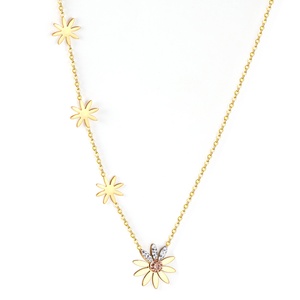 Collar de Cadena de Acero Inoxidable de Alta Calidad a Precio de Fábrica, Hermosa Forma, Joyería para Mujeres y Niñas - Product Image 5