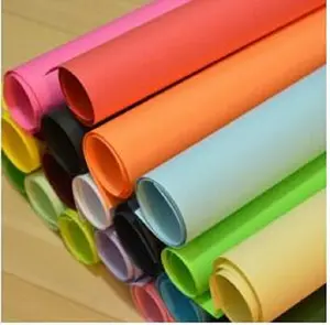 Papier synthétique multicolore résistant aux déchirures, 1 feuille de papier PP imperméable, mat et brillant pour la publicité en extérieur