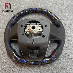 Volante Deportivo de Fibra de Carbono Forjado Azul Toyota CE en Stock para Hilux, Fortuner, Camry, Land Cruiser, Prius, Hiace, Corolla, GR86, <span class=keywords><strong>Vigo</strong></span> - Product Image 6
