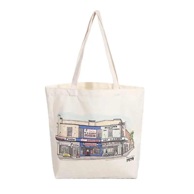 Customized logo heavy duty 12oz thick fabric big capacity eco friendly cotton canvas Promotional advertising tote bag