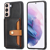 Casing HP Kulit PU dengan Fitur Stand, Slot Kartu, dan Dompet untuk Galaxy S23 /Plus /Ultra