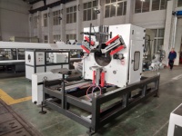 Máquina para Fabricar Tuberías Corrugadas de HDPE de Doble Pared, Extrusora de PE de un Solo Tornillo con Bomba, Motor y Rodamientos de Alta Resistencia