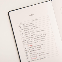 Agenda de luxe format A5 avec couverture en cuir rigide, journal à points, carnet à points lune et étoiles pour cadeau