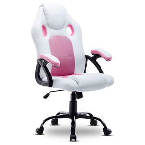 Silla <span class=keywords><strong>Gamer</strong></span> Económica de Bajo <span class=keywords><strong>Precio</strong></span>, Giratoria 360 Grados, Metálica, Deslizante, de Cuero, para Estudiantes, Oficina en Casa, Cibercafé, Silla de Computadora - Product Image 2