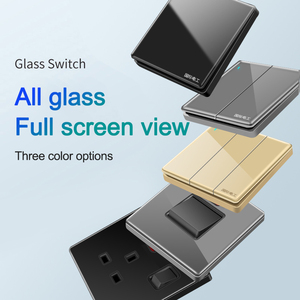 Enchufe de pared estándar del Reino Unido 13A Puertos de carga USB C de doble conmutación 2 AC 15A Uso <span class=keywords><strong>industrial</strong></span> Enchufes de energía eléctrica de plástico 2 - Product Image 6