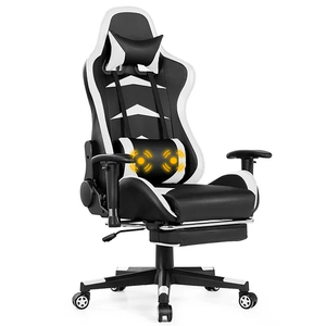 <span class=keywords><strong>Silla</strong></span> de Juego AJUNION, Venta al por Mayor de Fábrica, Logotipo Personalizado, <span class=keywords><strong>Silla</strong></span> de Oficina Ergonómica, Altura Ajustable, <span class=keywords><strong>Silla</strong></span> de Carreras con Masaje para Adultos - Product Image 1