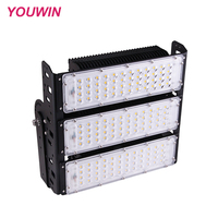 YOUWIN Projecteur LED à haute puissance IP65 étanche 150W avec corps en aluminium et réflecteur, garantie 5 ans, 3000-6500K, éclairage 60/90