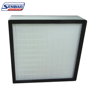 Mini xếp li H13 H14 <span class=keywords><strong>HEPA</strong></span> Bảng điều chỉnh Lọc 99.99% nhôm trực tiếp giá cho phòng sạch trang trại xây dựng bệnh viện Bộ lọc không khí - Product Image 2