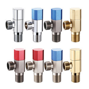 Katup sudut kamar mandi, aksesoris keran kamar mandi katup sudut penyemprot Bidet kamar mandi katup sudut kuningan - Product Image 1