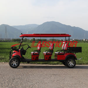 Buggy de <span class=keywords><strong>chasse</strong></span> électrique 6 places certifié CE 48V voiturette de golf 4x4 vente du fabricant - Product Image 6