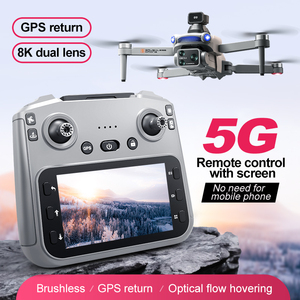 Dron profesional para fotografía aérea S119 con transmisión 5G, posicionamiento GPS de 2KM, pantalla de 4.5 pulgadas, cámara RC 4K HD y alcance de vuelo de 2KM. - Product Image 2