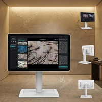 Vente Directe : Appareil d'analyse capillaire 200X avec écran informatique pour Spa Capillaire, Analyse IA des Follicules Pileux, Objectif HD 200X pour Usage Domestique et Professionnel en Salon