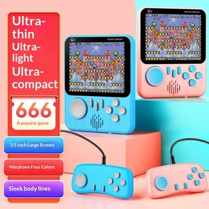 New Ultra-thin Wireless G7 Game Console <strong>PSP</strong> Children's Macaron Nostalgic 666 Handheld HD Color Display RPG Role-Playing FC - Product Image 2