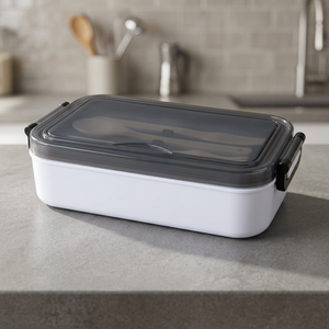 Ensemble d'ustensiles Snappy avec boîte à lunch portable pour l'école ou le travail - Product Image 3