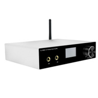 Amplificateur de puissance numérique 2x50W, amplificateur stéréo karaoké avec micro, réverbération, écho, Hi-Fi, audio domestique pour entrée ARC, optique, USB