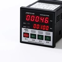 Tachometer Digital dan Penghitung Panjang TENGLONG JDM72-5SX 110V-220V dengan Panel Reset Tipe Baru 5 Digit Frekuensi RPM