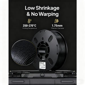 Filamento de Impresora PETG CF de Alta Definición y Fácil Liberación PRINTROO, Resistente al Desgaste, 1.75mm - 1KG, <span class=keywords><strong>Material</strong></span> de Impresión 3D Químicamente Estable - Product Image 6