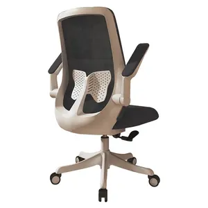 Yeni varış ayarlanabilir kol dayama naylon çerçeve güzellik geri tasarım ergonomik yönetici örgü döner ofis koltuğu
