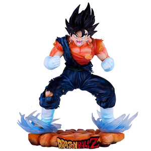 Figuras de Anime Son Goku <span class=keywords><strong>Vegetto</strong></span>, Modelo DBZ Super Saiyan GK Explosion Begit Squatting Pose, 3 Estilos, 29cm - Product Image 3