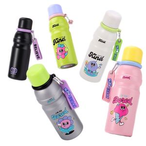 Colorful Children's Stainless Steel Vacuum Sports <b>Thermos</b> Cup Large Capacity UV Varnished Surface 6-12H Thermal Insulation - Product Image 1