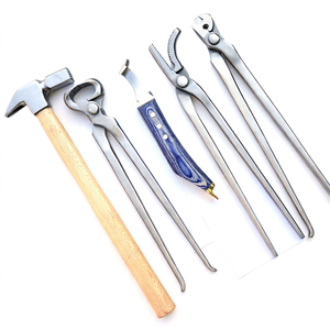 Kit Premium de Herramientas para el Cuidado de Pezuñas de Caballos: Alicates, Martillo, Cuchilla de Lazo, Cortador de Clavos, Escofina, Equipo Ecuestre Resistente a la Corrosión - Product Image 1