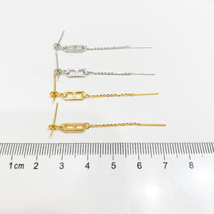 Bandeja Vacía de Plata S925 para Accesorios de Perlas DIY con Cuentas Redondas de 6-9mm 22053 Joyería de Plata de Moda Earline - Product Image 4