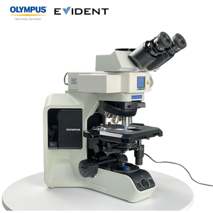Olympus BX53 onderzoeksmicroscoop met driekleuren fluorescentie-aansluiting, uitgerust met 5 objectieven (4x, 10x, 20x, 40x, 100x) en LED-verlichting - Product Image 2