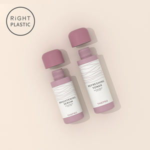 Flacone Cosmetico Rotondo in Plastica PET RiGHT <span class=keywords><strong>CYS</strong></span> con Spalla Piatta 150ml/200ml Bottiglia Vuota di Fabbrica con Tappo a Vite e Tappo Interno - Product Image 5