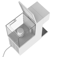 Distributeur d'eau pétillante chaude et froide avec réfrigérateur et filtration, affichage LED intelligent, sans installation, distribution rapide