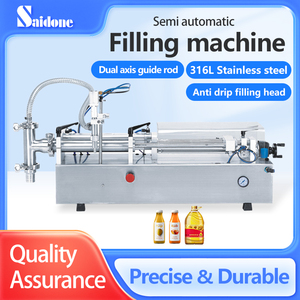 Machine de remplissage semi-automatique Saidone pour sel <span class=keywords><strong>caustique</strong></span> en flocons, résistante à la corrosion chimique, qualité supérieure, contrôle de précision - Product Image 1