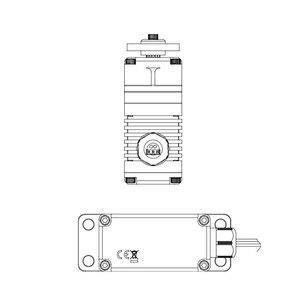 Servo Industrial de Gran Escala HS-1005SGT Original, Voltaje de Operación 11.10-14.80V, Torque Máximo 84-110kg.cm, Comando PWM/TTL - Product Image 4