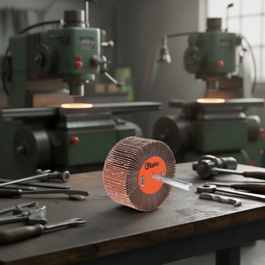 Roue à lamelles abrasives Ttake 40x5 mm, tige de 6 mm, grain 120 pour le meulage - Product Image 3