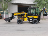 Loader Mini Teleskopik Model Terbaru Gaya Baru WZ35-10, Backhoe Loader Kecil, Sedang Diskon