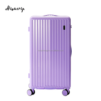 Valise à roulettes rigide moderne avec serrure TSA, fermeture éclair, roues à 360 degrés, construction en PC durable, légère et résistante à l'eau