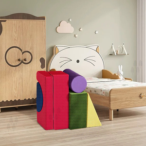 Castillo de patio interior de diseño moderno para niños pequeños Sofá modular travieso suave para el hogar para sala de estar y baño - Product Image 5