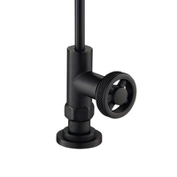 Robinet distributeur d'eau froide industriel créatif en laiton, finition diamantée, anti-goutte, avec cartouche céramique, finition mate