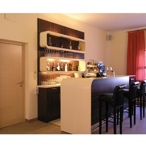 Nhỏ Nước Trái Cây Quầy <span class=keywords><strong>Bar</strong></span> Thiết Kế Trắng Và Vàng Pop Lên Thanh Bảng Chiều Cao - Product Image 3