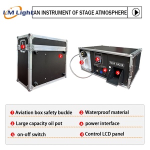 Lm nhà máy công suất cao điều khiển từ xa DMX 1500W/2000W giai đoạn hazer máy cho bên Disco với trường hợp chuyến bay sương mù sương mù máy - Product Image 4