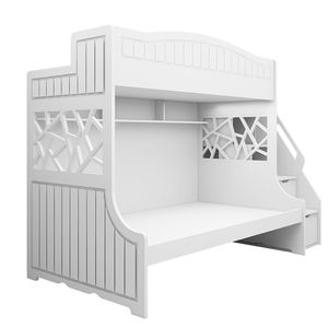 Cama Literas Doble para Niños con Cajón y <span class=keywords><strong>Escalera</strong></span> para Dormitorio o Escuela - Muebles Combinados con <span class=keywords><strong>Escalera</strong></span> Colgante - Product Image 3