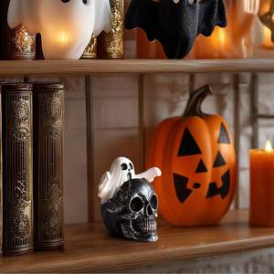 Nueva Estatua Decorativa Ecológica de Fantasma, Esqueleto o Hada Religiosa para Halloween, Ideal para Oficina, Escritorio, Hogar, Regalo - Product Image 4